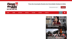 Desktop Screenshot of forumdasads.com.br